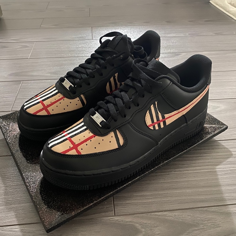 Nova Check Inspired Air Force 1’S